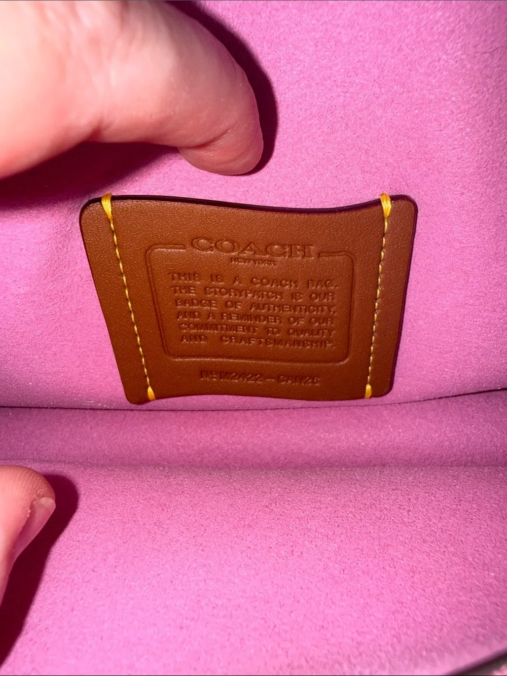 Coach Twisted Tabby 26 Shoulder Bag in Fuchsia